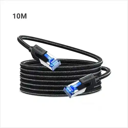 UGREEN NW153 Cat8 F/FTP 10M Black Ethernet Cable (30795)